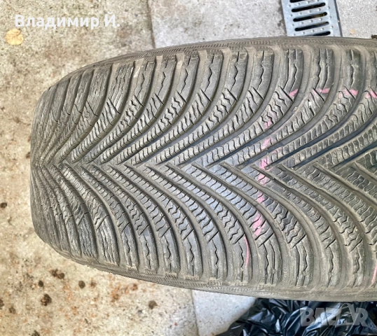Джанти с зимни гуми Michelin Alpin 5 за БМВ BMW e60 xdrive 225 50 17, снимка 3 - Гуми и джанти - 52929762