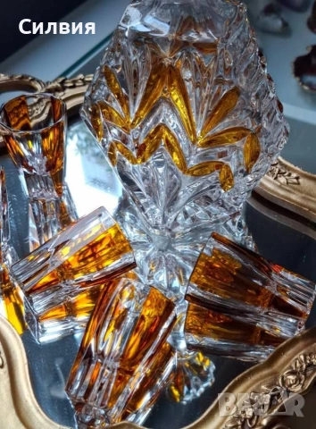 Винтидж кристален сервиз , снимка 11 - Антикварни и старинни предмети - 53584479