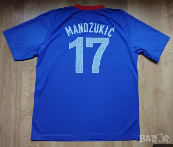 Hrvatska / #17 Mandzukic - мъжка футболна тениска на Хърватска, снимка 3 - Спортни дрехи, екипи - 47332899