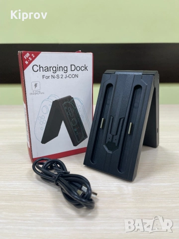 🎮 Younik 4-в-1 Charger за Switch 2 J-Con контролери – Магнитна зарядна станция