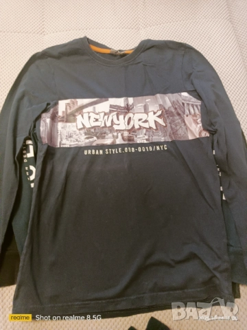 Дънки+3 блузки, снимка 4 - Детски комплекти - 52166310