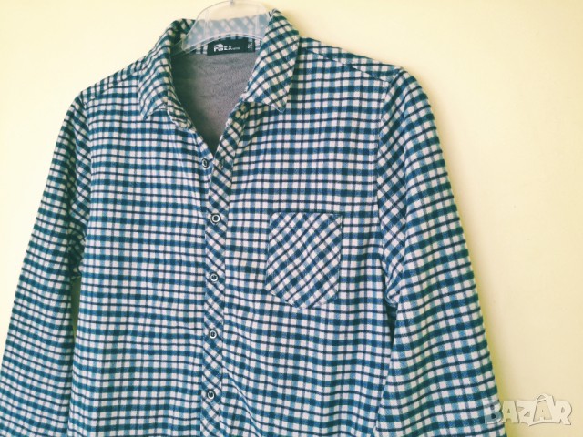 FGZX Flannel Fleece Treking Shirt / XS-S* / топла мъжка поларена карирана риза / състояние: ново, снимка 4 - Зимни спортове - 44956599