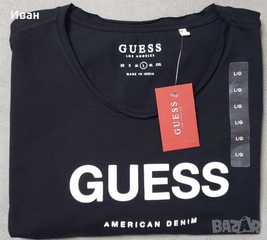 Нови оригинални фланелки GUESS - 100% памук, размер - L., снимка 7 - Тениски - 45388258