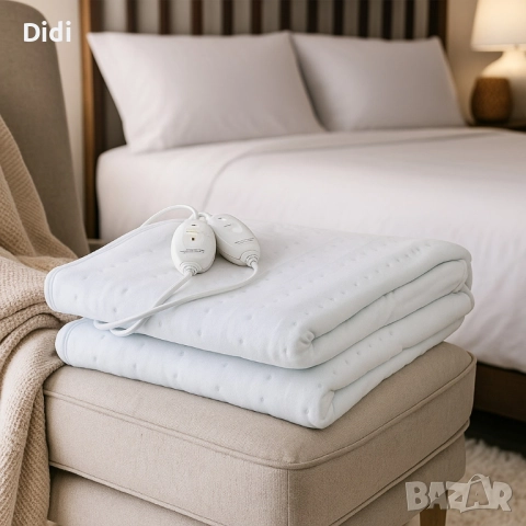 Затопляща постелка за легло Termomax, 60W/120W, 150х80см/160х140см, електрическа, полиестер