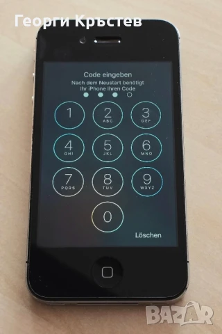 iPhone 4S, 16GB, A1387 - забравен код за отключване и вписан icloud , снимка 6 - Apple iPhone - 51140367