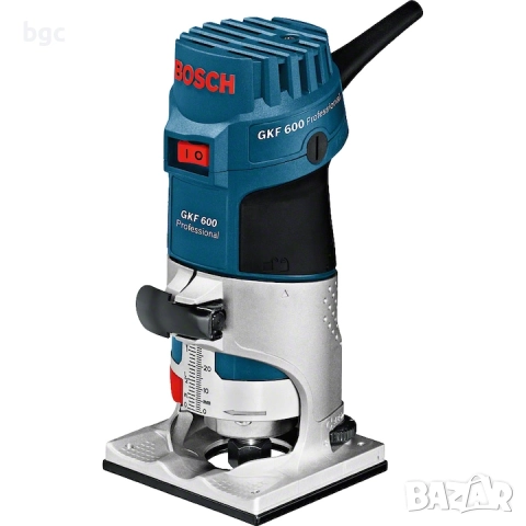Нова Фреза Bosch Professional GKF 600, 600W, 33000 об/мин, Пластмасов куфар - 36 месеца гаранция, снимка 3 - Други инструменти - 52152596