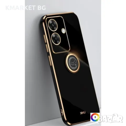 Realme Note 60 XINLI Electroplated Ring Holder Калъф и Протектор, снимка 1 - Калъфи, кейсове - 48504641