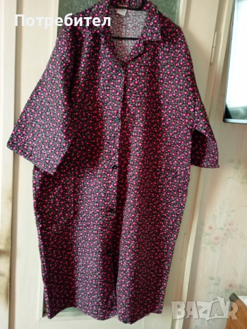 Дамски бархетен пеньоар № 64 - нов