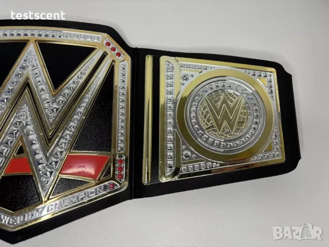 Шампионски пояс WWE Championship световната титла в кеча Mattel детски belt колан World Heavyweight, снимка 3 - Други - 48747634