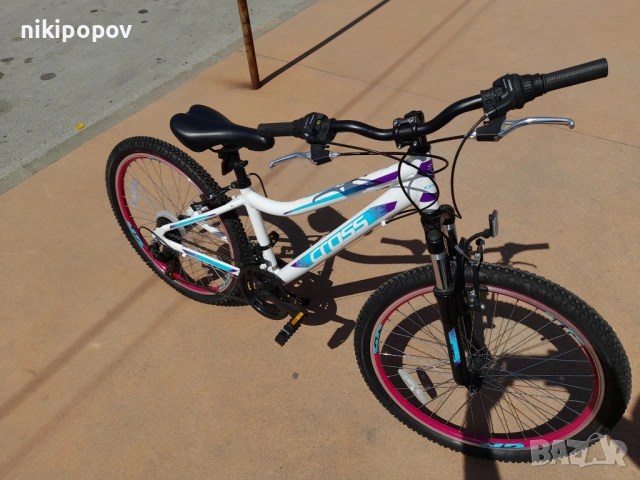 CROSS Алуминиев велосипед 24" DAISY, снимка 8 - Велосипеди - 53839347