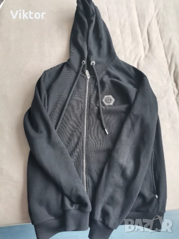 Оригинален суичър PHILLIP PLEIN, снимка 2 - Суичъри - 52610825