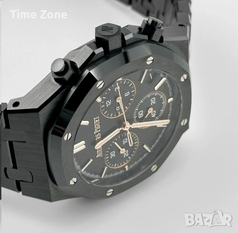 Audemars Piguet Royal Oak Chronograph 41mm Black Ceramic 50th Anniversary, снимка 5 - Мъжки - 52999444