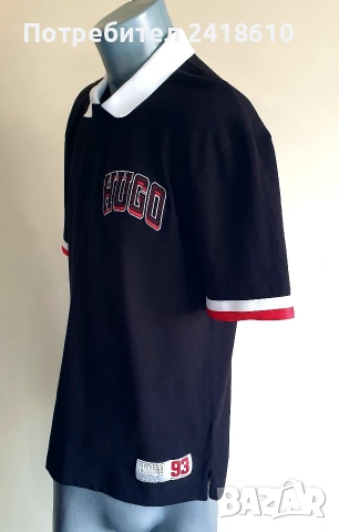 Hugo Boss HUGO Dillet Pique Cotton Mens Size M НОВО! ОРИГИНАЛ! Мъжка Тениска!, снимка 11 - Тениски - 53864417