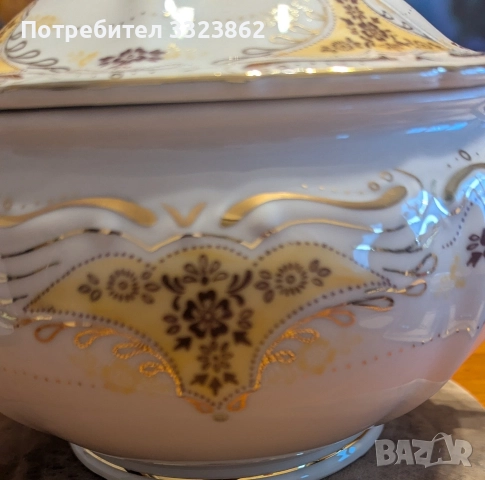 Порцеланов юбилеен супник 100 години Изида , снимка 8 - Колекции - 52870608