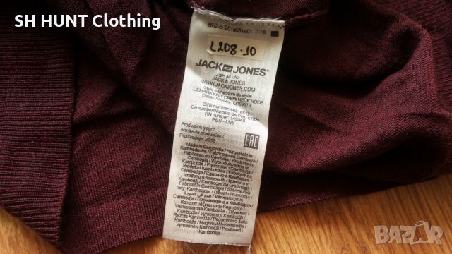 Jack & Jones 100% Super Fine Merino Wool размер L / XL блуза 100% Мерино Вълна - 1112, снимка 8 - Блузи - 46463801