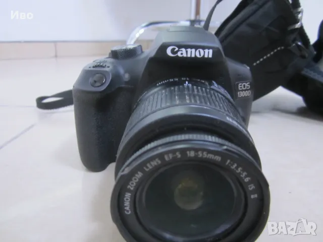 Canon EOS 1300D с обектив 18-55мм, снимка 3 - Фотоапарати - 48143376