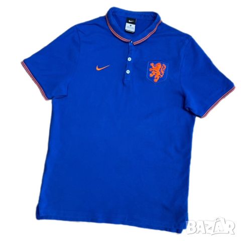 Оригинална мъжка тениска с яка Nike x Netherlands 🇳🇱 | L размер, снимка 2 - Тениски - 46475629