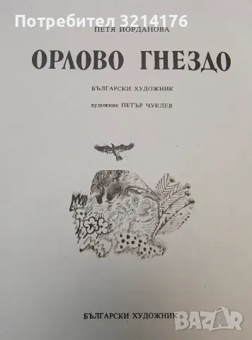 Орлово гнездо - Петя Йорданова, снимка 2 - Детски книжки - 48294347