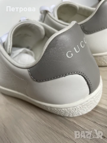 Gucci кожени маратонки 37 Оригинал, снимка 8 - Маратонки - 51366093