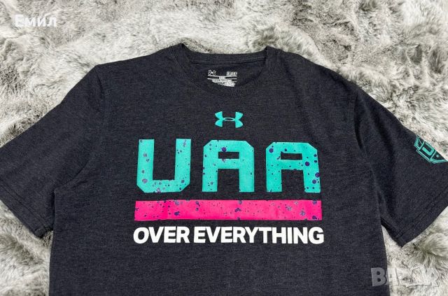 Оригинална тениска Under Armour Association, Размер S, снимка 2 - Тениски - 46676253