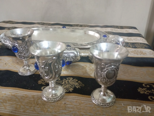 Винтидж сервиз за алкохол, снимка 7 - Сервизи - 13239175