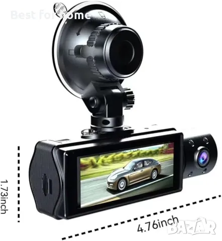 Тройна даш камера- предна , вътрешна и задна камера Karlak, снимка 2 - Други - 49963323