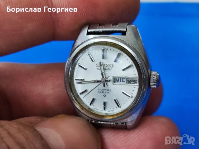 Дамски часовник seiko 2706-0020 automatic, снимка 3 - Дамски - 45763440