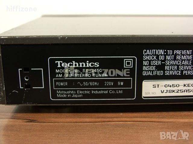 ТУНЕР  Technics st-g450 , снимка 8 - Ресийвъри, усилватели, смесителни пултове - 46111477