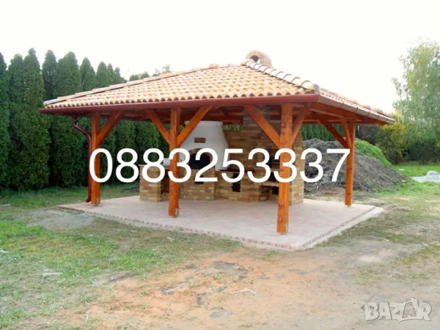 Дървени веранди,навеси, беседки,, снимка 3 - Ремонти на къщи - 49938597