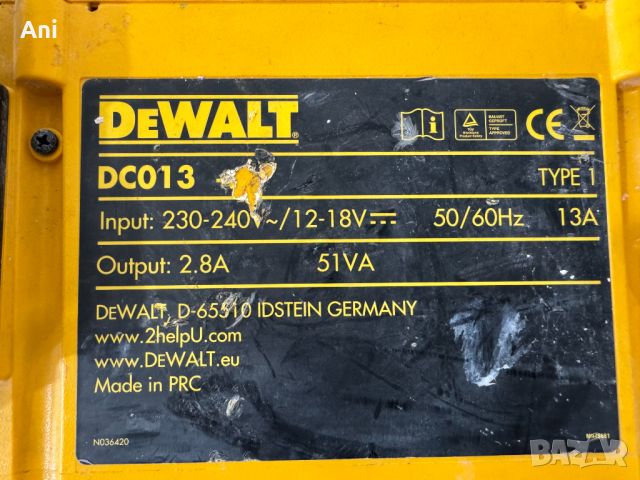 Радио  - Dewalt DC013, снимка 7 - Други инструменти - 46052543