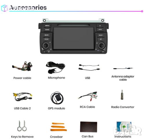 Мултимедия Android за BMW E46 1998-2006, снимка 4 - Навигация за кола - 45728528