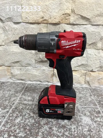 Акумулаторна бормашина Milwaukee M18 FPD2, 18 V, ,Батерия, Зарядно устройство, снимка 1 - Винтоверти - 47734348