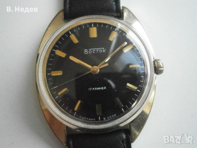 ВОСТОК кал. 2409 - командирската машина! СССР, Au 20, каса 35,5мм!, снимка 2 - Мъжки - 53654148