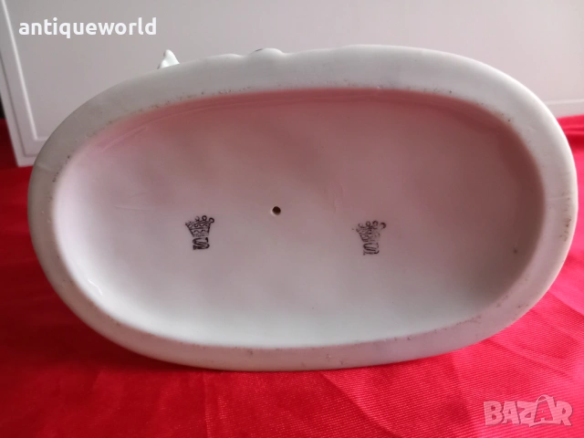 Carl Scheidig GRAFENTAL ,Порцеланова Статуетка,Композиция Момиче и Момче, снимка 6 - Антикварни и старинни предмети - 53040483