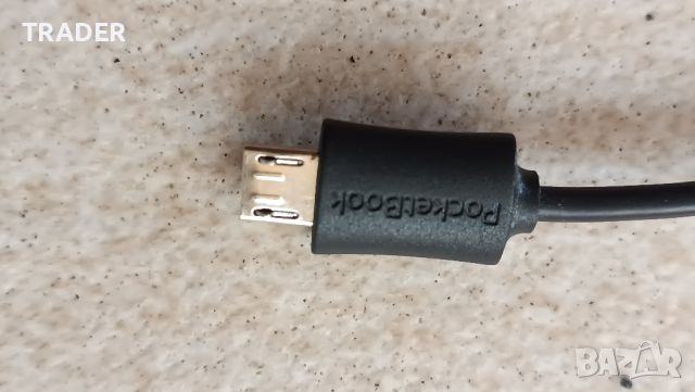 Кабел AUX pocketbook  - мъжко микро USB Към 3.5мм  женски жак, снимка 3 - Други - 46621704