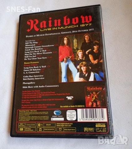 DVD Rainbow - Live in Munich 1977, снимка 5 - DVD дискове - 52200959