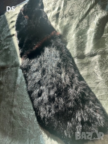 Яка от естествена кожа и косъм