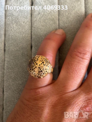 Стар български пръстен  10.35гр 14к57р-р, снимка 4 - Пръстени - 50943922