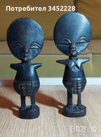 дърворезби две фигурки за ценители 