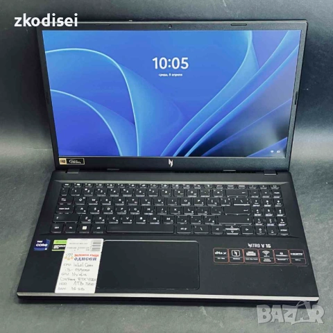 Лаптоп ACER NITRO V15 15,6 Инча, снимка 3 - Лаптопи за игри - 54157868