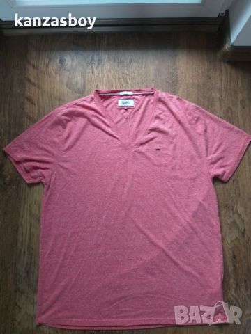 Tommy Jeans T-shirt - страхотна мъжка тениска ХЛ, снимка 4 - Тениски - 45456164