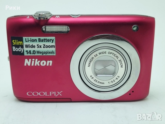 Nikon COOLPIX S2600 14.0 MP Digital Camera - Red, снимка 3 - Фотоапарати - 53804725