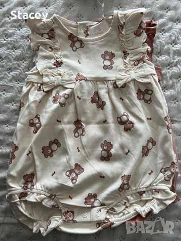Сет бебешки ромпъри за момиче Next, снимка 3 - Други - 53495641