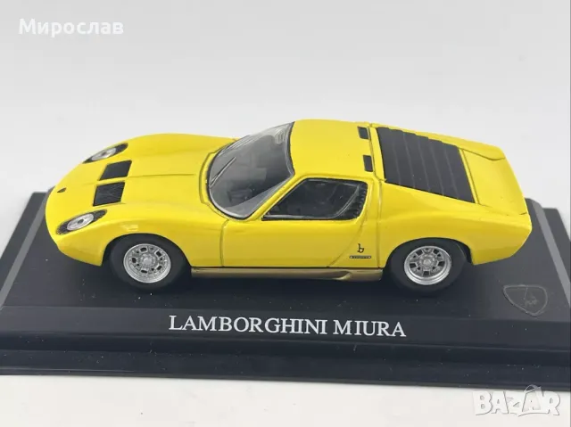 1:43 LAMBORGHINI MIURA КОЛИЧКА ИГРАЧКА МОДЕЛ, снимка 1 - Колекции - 47901005