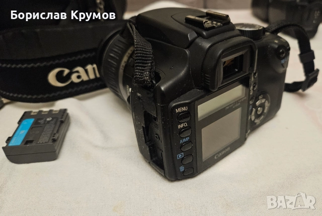 Canon EOS 350D + Светкавица Canon Speedlite 430EX II, снимка 3 - Фотоапарати - 52436984