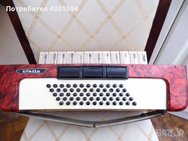 Корпус (баси) с тарги за Акордеон Weltmeister Stella 60 баса