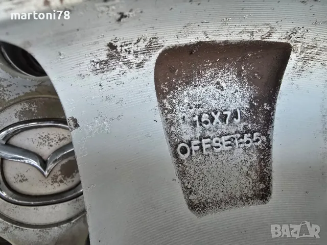 Комплект оригинални алуминиеви джанти за MAZDA 6, 16 цола 5х114.3, с летни гуми, снимка 8 - Гуми и джанти - 49766839