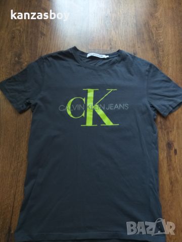 Calvin Klein - страхотна мъжка тениска С, снимка 4 - Тениски - 46019947