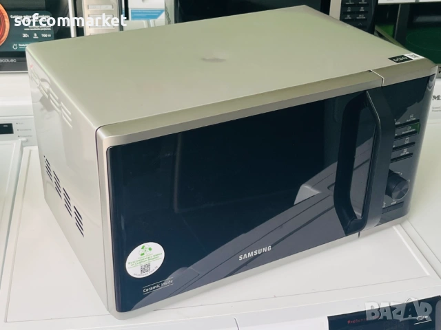 Микровълнова фурна с грил Samsung 23L с гаранция, снимка 3 - Samsung - 53874659