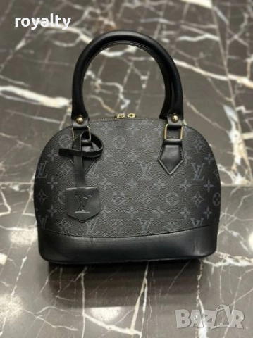 Louis Vuitton Черна Дамска Кожена Чанта 